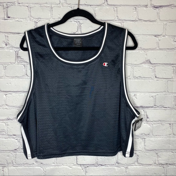 Champion Reversible Mesh Jersey Cropped Tank - Picture 2 of 9